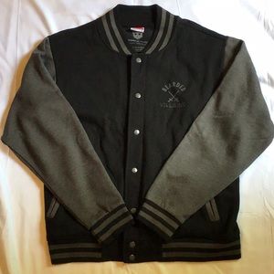 Men’s Bearded Villains varsity jacket